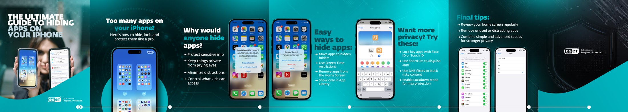 Ako skryť appky na iPhone, carousel